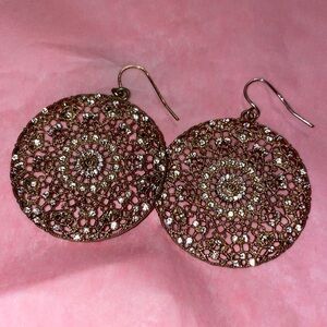 Forever 21 Gold Filigree Earrings